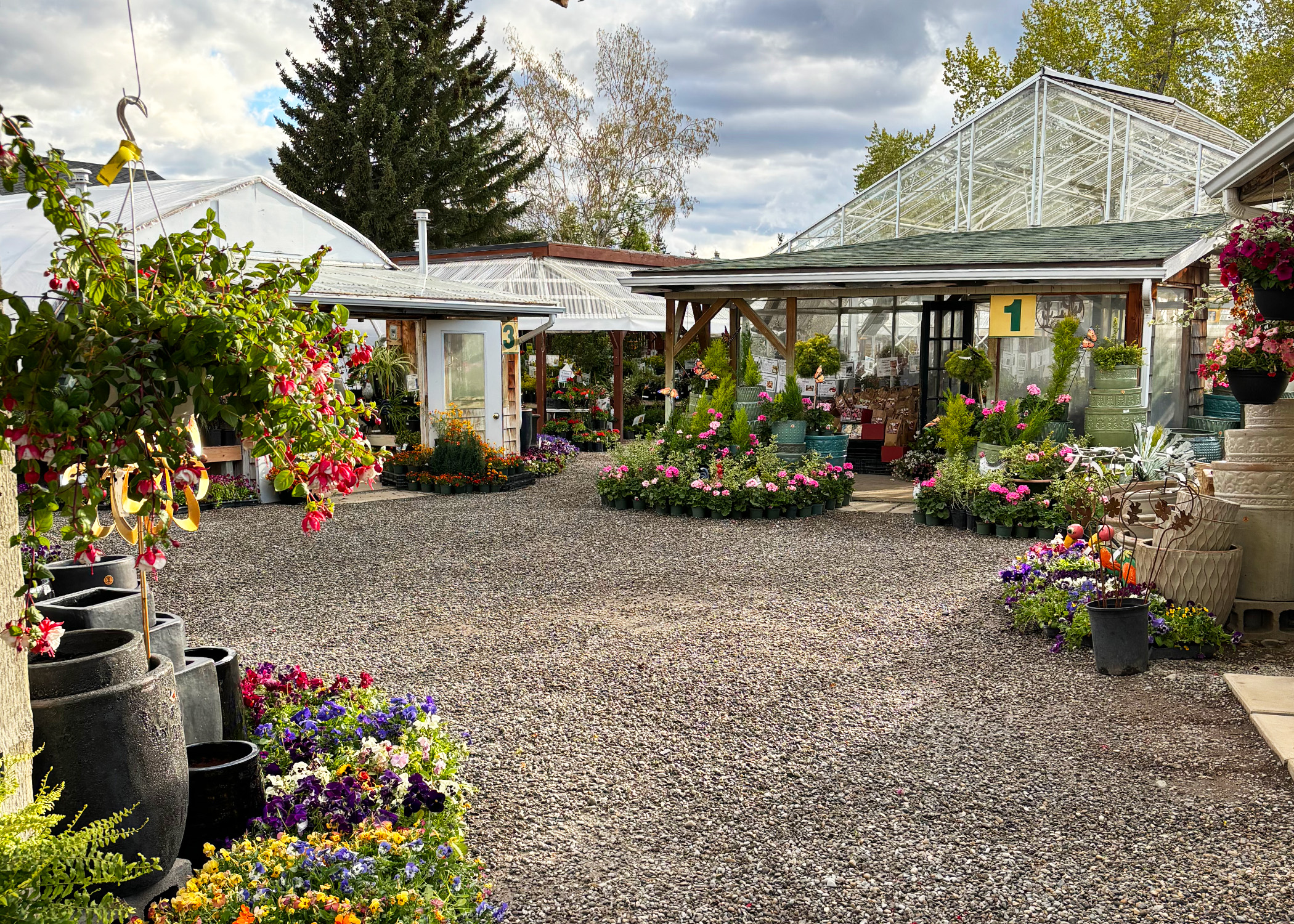 A view of Vale's Greenhouse